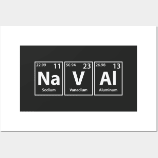 Naval (Na-V-Al) Periodic Elements Spelling Posters and Art